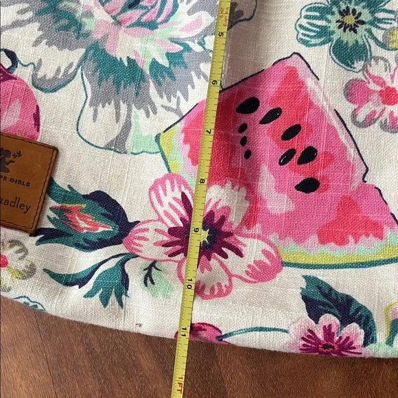 Rare Floral/Fruit Canvas Vera Bradley Tote Bag - Picture 12 of 16